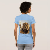 おめでとう ライオン Tシャツ (裏面フル)