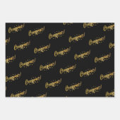 おめでとう ラッピングペーパーシート (正面3)