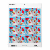 おめでとう ラベル (フルシート)