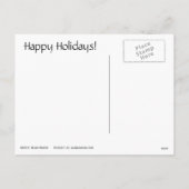 おめでとう!(代替物を受け入れない。) シーズンポストカード (裏面)