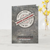 おめでとう、任務完了 カード (黄色い花)