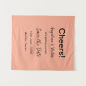 おめでとう　保存日　シンプル　ミニマル　モダン　エレガント タペストリー (正面(横))