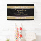 おめでとう!修士号バナー 横断幕 (インサイチュ)