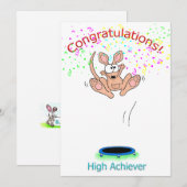 おめでとう!偉業を成し遂げたあなた! 招待状 (正面/裏面)