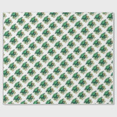 おめでとう、卒業キャップおよび卒業証書 ラッピングペーパー (フラット)