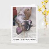 おめでとう。卒業式の カード (黄色い花)