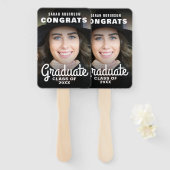 おめでとう、卒業生！ | 写真 卒業 ハンドファン (正面&裏面)