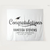 おめでとう 卒業生 卒業 タペストリー (正面(横))