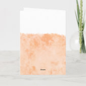 おめでとう 卒業 ウォーターカラー 写真 卒業 カード (裏面)