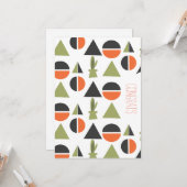 おめでとう 卒業 抽象的なサボテンの山 カード (正面/裏面インサイチュ)