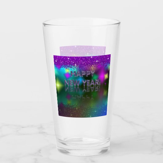 おめでとう！反射 タンブラーグラス (正面)