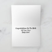 おめでとう…女の子だ！ カード (内部)