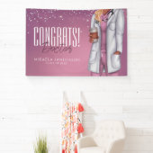 おめでとう　女性医師　卒業 横断幕 (インサイチュ)