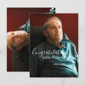 おめでとう　家　新築　引退　名前 ポストカード (正面/裏面)