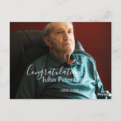 おめでとう　家　新築　引退　名前 ポストカード (裏面)