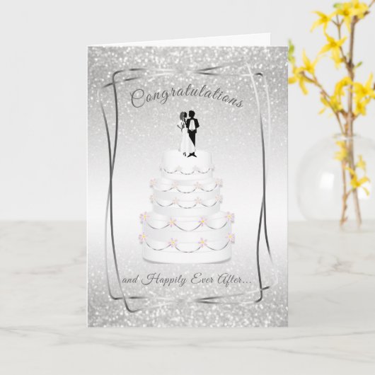 おめでとう、幸せに カード (黄色い花)