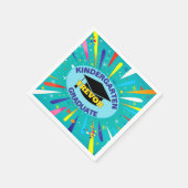 おめでとう!幼稚園の卒業式 スタンダードカクテルナプキン (角)