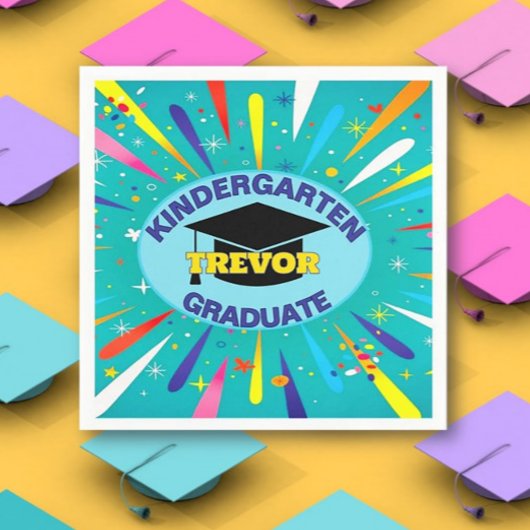 おめでとう!幼稚園の卒業式 スタンダードカクテルナプキン