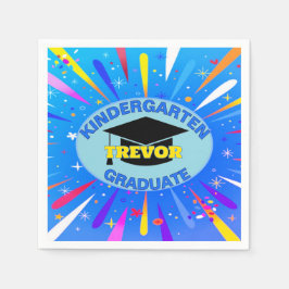 おめでとう!幼稚園カスタム卒業 スタンダードカクテルナプキン