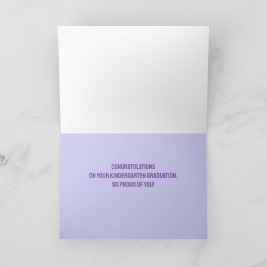 おめでとう!!幼稚園卒園カード！カード カード (内部)