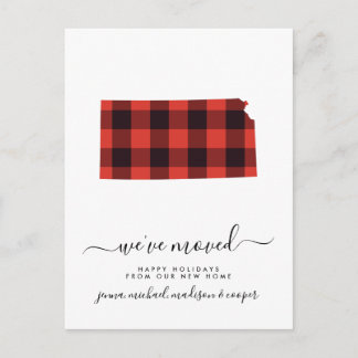 おめでとう |引っ越しました |カンザス ポストカード