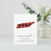 おめでとう |引っ越しました |テネシー ポストカード (スタンド正面)