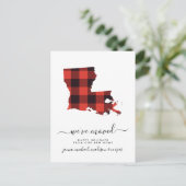 おめでとう |引っ越しました |ルイジアナ ポストカード (スタンド正面)