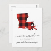 おめでとう |引っ越しました |ルイジアナ ポストカード (正面/裏面)