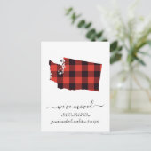 おめでとう |引っ越しました |ワシントン ポストカード (スタンド正面)