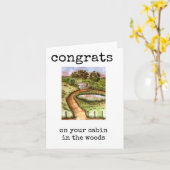 おめでとう、引っ越し祝いパーティーカード(アート付) カード (黄色い花)