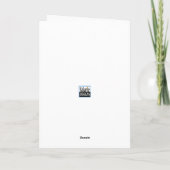 おめでとう！引退祝い用フェイクグリッターコンフェッティ カード (裏面)