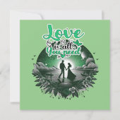 おめでとう 折りたたみ 招待状カード 招待状 (正面)