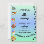 おめでとう 招待状 (正面)