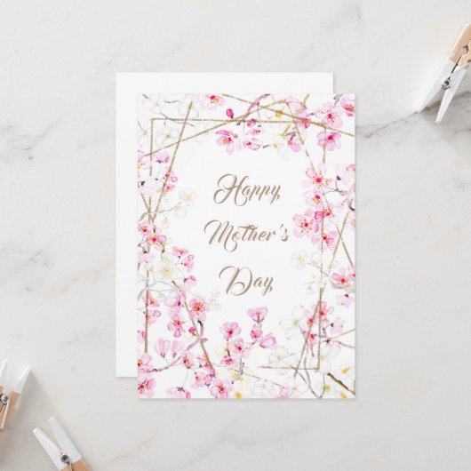 おめでとう 招待状 (正面/裏面インサイチュ)