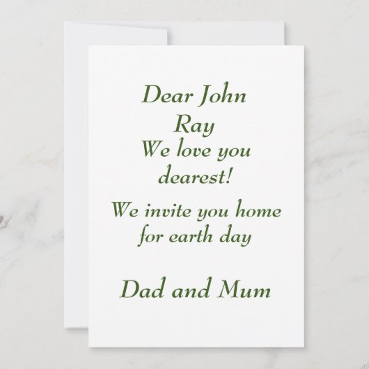 おめでとう 招待状 (裏面)