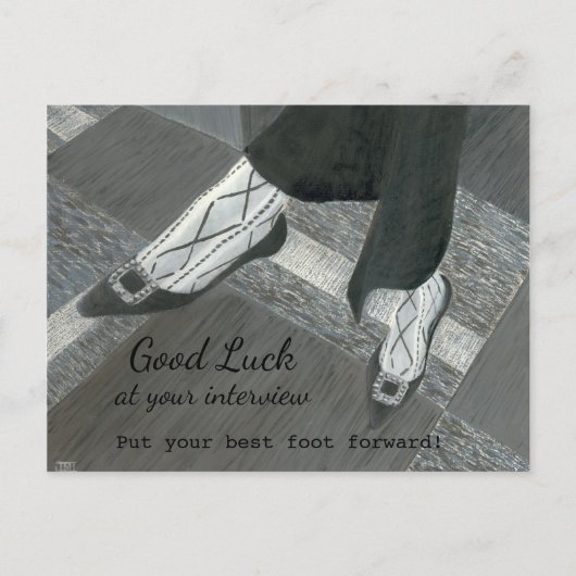 おめでとう 新しい仕事のポストカード ポストカード (正面)