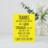 おめでとう，新しい仕事，プロモーション，卒業 シーズンカード (スタンド正面)