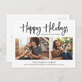 おめでとう |新しい住所の変更写真 シーズンポストカード (正面/裏面)