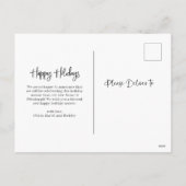 おめでとう |新しい住所の変更写真 シーズンポストカード (裏面)