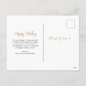 おめでとう |新しい住所の変更写真 シーズンポストカード (裏面)