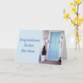 おめでとう、新しい家を手に入れたね！ カード (黄色い花)