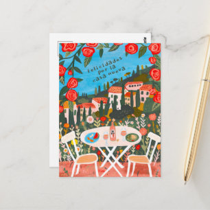 おめでとう 新しい家 田園風景 ポストカード