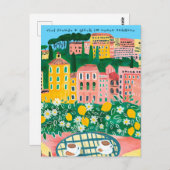 おめでとう 新しい家 素敵な街 ポストカード (正面/裏面)