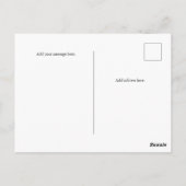 おめでとう　新居　写真ポストカード ポストカード (裏面)