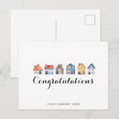 おめでとう、新築マイホームオーナー ポストカード (正面/裏面)