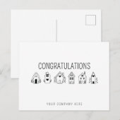 おめでとう 新築マイホーム オーナー 不動産 ポストカード (正面/裏面)