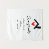 おめでとう 新築戸建てお披露目会 タペストリー (正面(横))