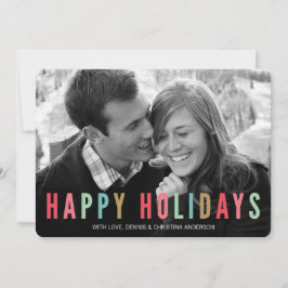 おめでとう | &明るモダンいクリスマス写真 シーズンカード