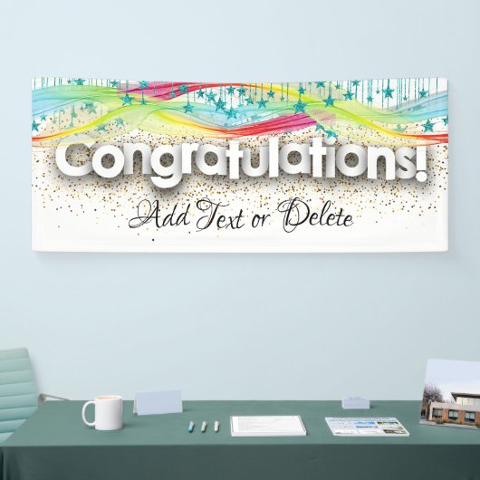 おめでとう 横断幕 (トレードショー)