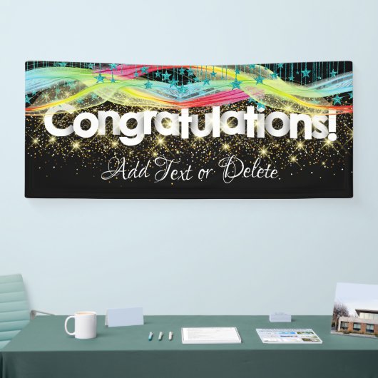 おめでとう 横断幕 (トレードショー)